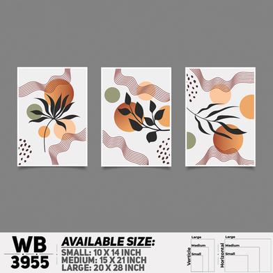 DDecorator Flower And Leaf ArtWork Wall Decor image