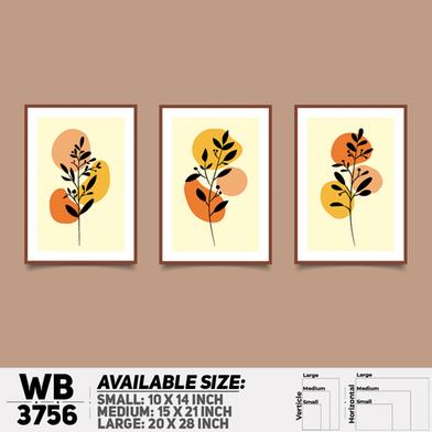 DDecorator Flower And Leaf ArtWork Wall Decor image