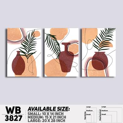 DDecorator Flower And Leaf ArtWork Wall Decor image