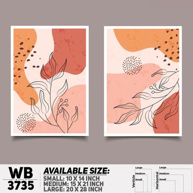 DDecorator Flower And Leaf ArtWork Wall Decor image