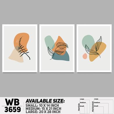 DDecorator Flower And Leaf ArtWork Wall Decor image