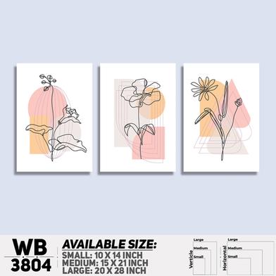 DDecorator Flower And Leaf ArtWork Wall Decor image