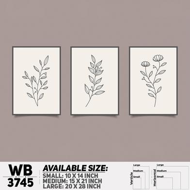 DDecorator Flower And Leaf ArtWork Wall Decor image