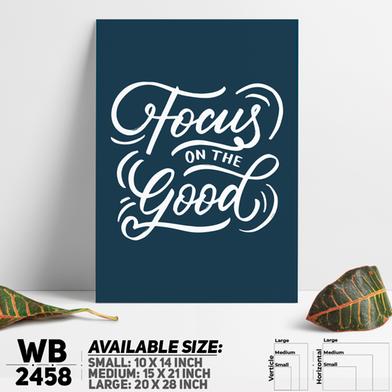 DDecorator Focus On The Good - Motivational Wall Board and Wall Canvas image