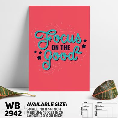 DDecorator Focus On The Good - Motivational Wall Board and Wall Canvas image