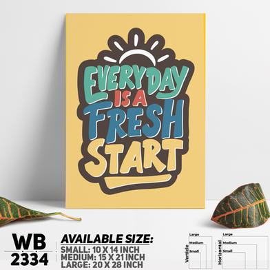 DDecorator Fresh Start - Motivational Wall Board And Wall Canvas image