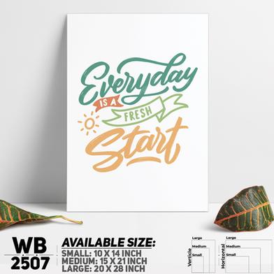 DDecorator Fresh Start - Motivational Wall Board And Wall Canvas image