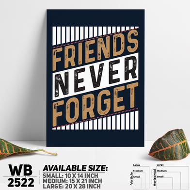 DDecorator Friends Never Forget - Motivational Wall Board And Wall Canvas image