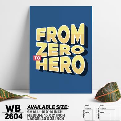 DDecorator From Zero To Hero - Motivational Wall Board And Wall Canvas image