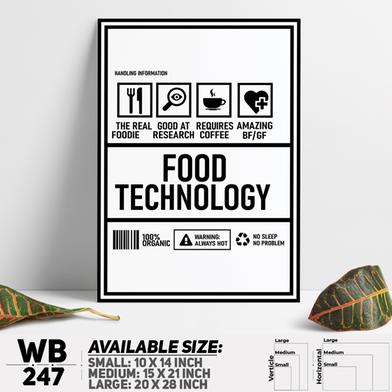 DDecorator Funny Food Technology Parody Wall Board and Wall Canvas image