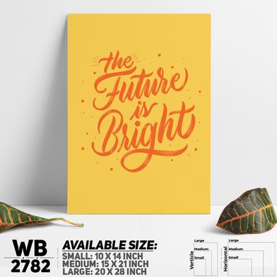 DDecorator Future Is Bright - Motivational Wall Board and Wall Canvas image