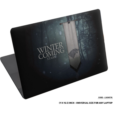 DDecorator GOT Flag Winter Game Of Thrones Laptop Sticker image