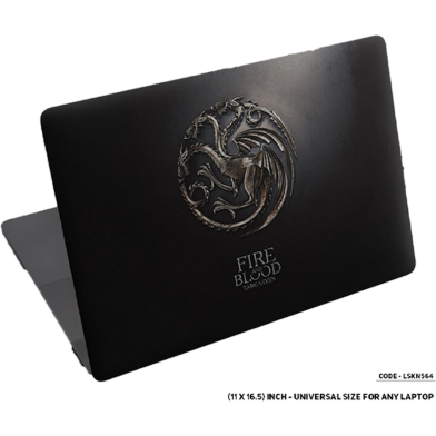 DDecorator Game Of Thornes Dragons Logo Laptop Sticker image