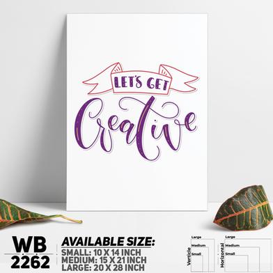 DDecorator Get Creative - Motivational Wall Board and Wall Canvas image