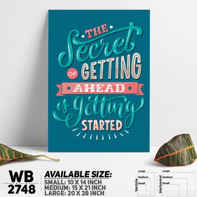DDecorator Get Started Now - Motivational Wall Board and Wall Canvas image