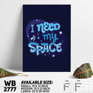 DDecorator Give Me Space - Motivational Wall Board and Wall Canvas image