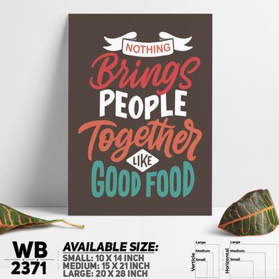 DDecorator Good Food - Motivational Wall Board and Wall Canvas image