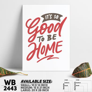 DDecorator Good To Be Home - Motivational Wall Board and Wall Canvas image