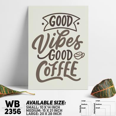 DDecorator Good Vibe Good Coffee - Motivational Wall Board and Wall Canvas image