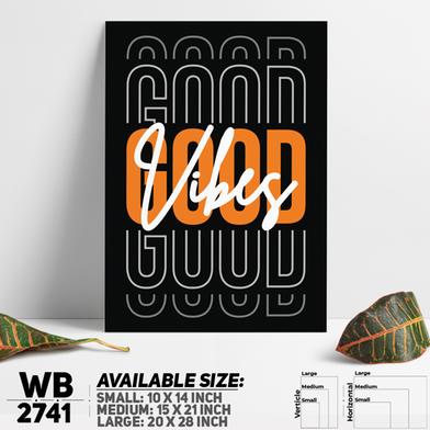 DDecorator Good Vibes - Motivational Wall Board and Wall Canvas image