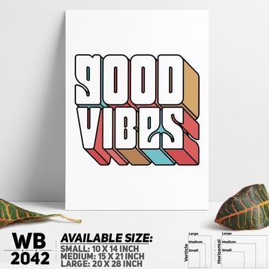 DDecorator Good Vibes - Motivational Wall Board and Wall Canvas image