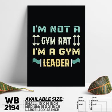 DDecorator Gym Leader - Motivational Wall Board and Wall Canvas image