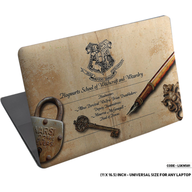 DDecorator Hand Written Letter Harry Potter Laptop Sticker image