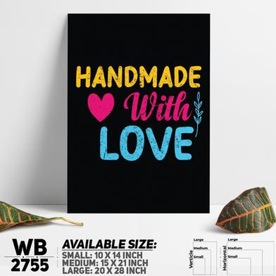 DDecorator Handmade With Love - Motivational Wall Board and Wall Canvas image