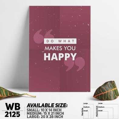 DDecorator Happy - Motivational Wall Board and Wall Canvas image