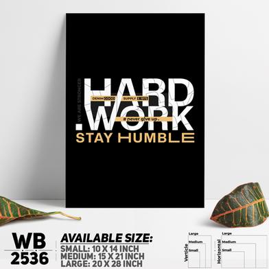 DDecorator Hard Work - Motivational Wall Board And Wall Canvas image