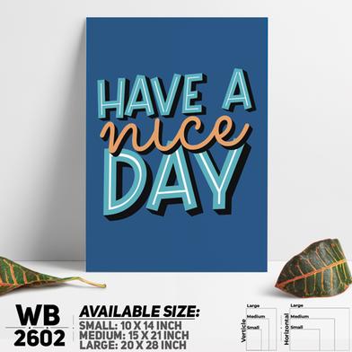 DDecorator Have A Nice Day - Motivational Wall Board And Wall Canvas image