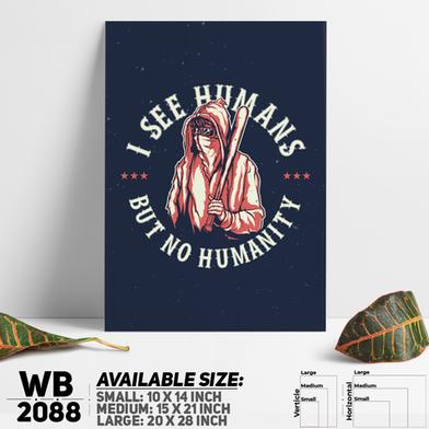 DDecorator Humanity - Motivational Wall Board and Wall Canvas image