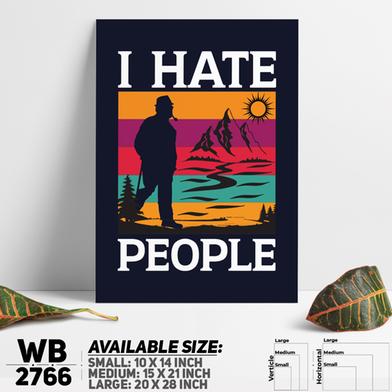 DDecorator I Hate People - Motivational Wall Board and Wall Canvas image
