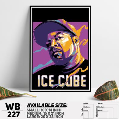 DDecorator Ice Cube The Rapper Wall Board and Wall Canvas image