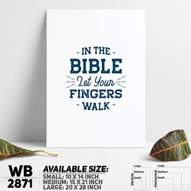 DDecorator In The Bible - Religious Wall Board and Wall Canvas image