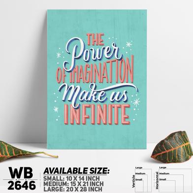 DDecorator Infinite Imagination - Motivational Wall Board and Wall Canvas image