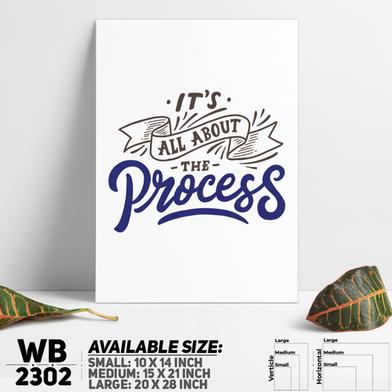 DDecorator It's All About Process - Motivational Wall Board And Wall Canvas image