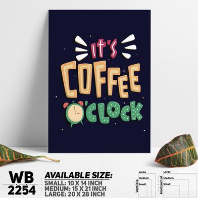 DDecorator It's Coffee Clock - Motivational Wall Board and Wall Canvas image