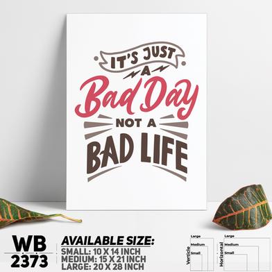 DDecorator It's Not a Bad Life - Motivational Wall Board and Wall Canvas image