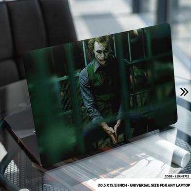 DDecorator Joker Sitting In Jail Laptop Sticker image