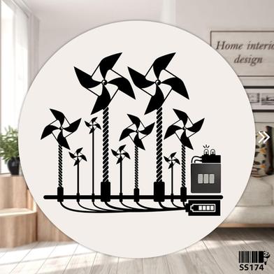DDecorator Jungle of Windmills Switch Socket Wall Sticker image