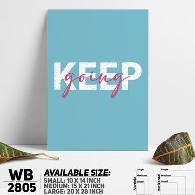 DDecorator Keep Going On - Motivational Wall Board and Wall Canvas image