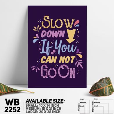 DDecorator Keep Going On - Motivational Wall Board and Wall Canvas image