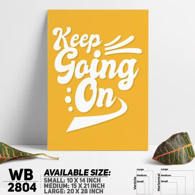 DDecorator Keep Going On - Motivational Wall Board and Wall Canvas image