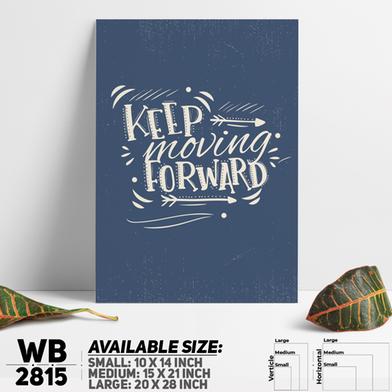 DDecorator Keep Moving Forward - Motivational Wall Board and Wall Canvas image