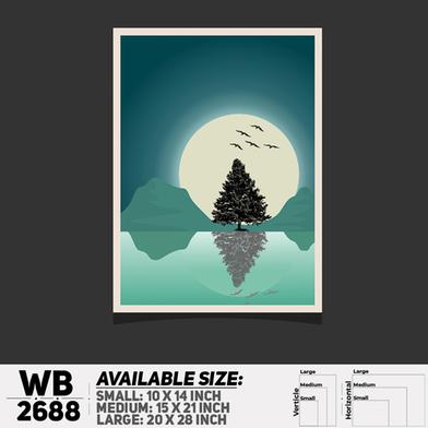 DDecorator Landscape Art Digital Illustration Wall Board and Wall Canvas image