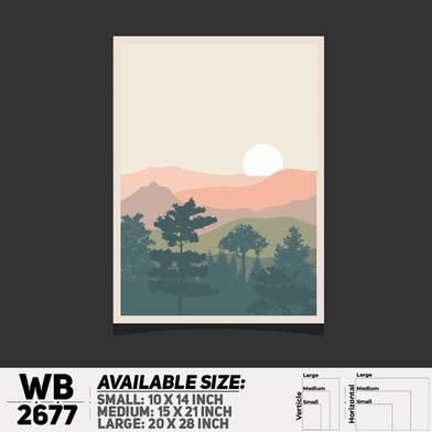 DDecorator Landscape Art Digital Illustration Wall Board and Wall Canvas image