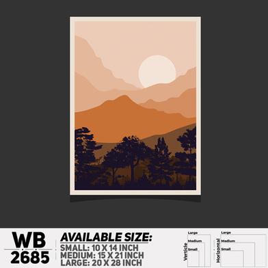 DDecorator Landscape Art Digital Illustration Wall Board and Wall Canvas image