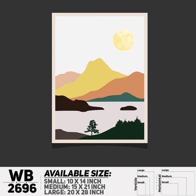 DDecorator Landscape Art Digital Illustration Wall Board and Wall Canvas image