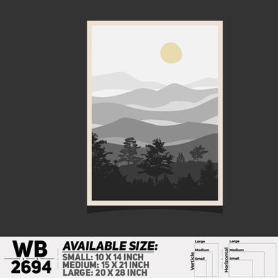 DDecorator Landscape Art Digital Illustration Wall Board and Wall Canvas image